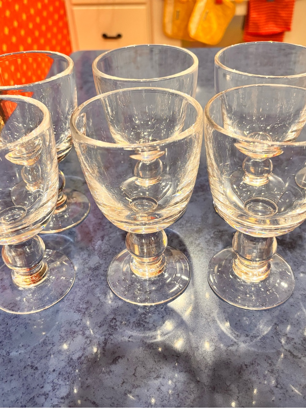 Pottery Barn Clear Wine & Beverage Glasses